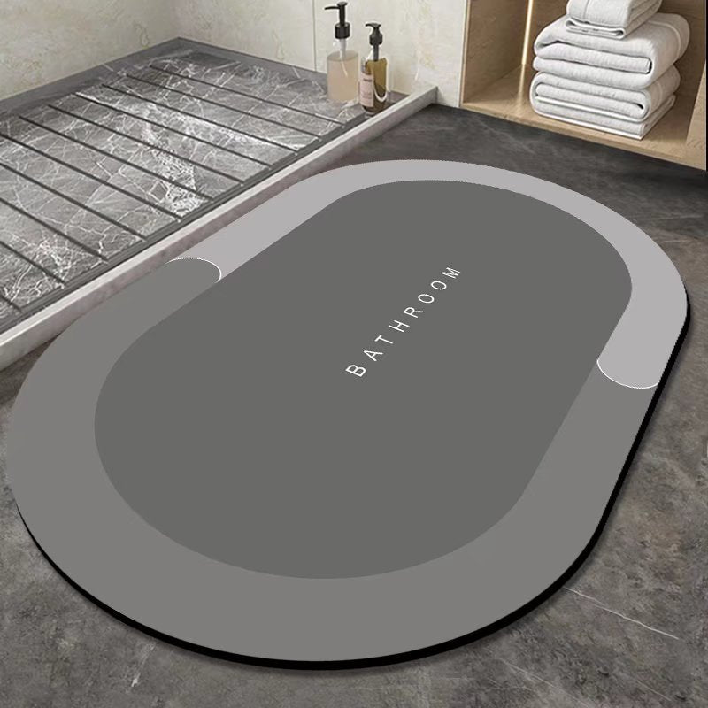 Fast-Drying Diatomite Bath Mat - Super Absorbent & Non-Slip